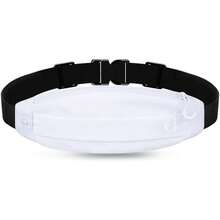 EstiloTendenciaCangurera Deportiva Para Hombre Mujer, Cangurera RiñOnera Deportiva Para Correr, RiñOnera De Marcha Con CinturóN Regulable, Impermeable Y Ligero, Para Viaje, Correr, Ciclismo Y Gimnasio (Blanco)Calidad PremiumVersióN Mejorada - Gris - Ver 10