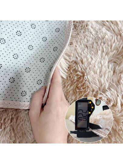 Moderne Indoor Zachte Lightweight Vloerkleed Living Room Bedroom Dorm Polyester Tufted Throw Runner Home ative Plush Fluffy Furry Fur Area Rugs Camel Comfy Vloer Thin Shag Tapijt view 6