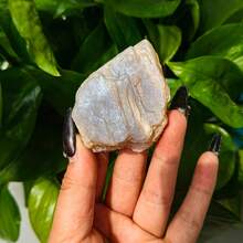 Sparkling Blue Moonstone Raw Stone - Bulk Raw Stone For Home Decor, Aroma Diffuser, Crystal Crafts, Holiday Gifts, Fashion Crystal Accessories - Orange - View 13