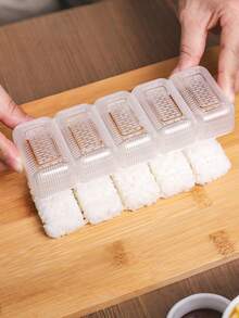 10-Grid Sushi Making Tool, Sushi Making Kit, Sushi Mold Press, Sushi Making Kit For Beginners, Sushi Rice Roll Mold Shapes - Multicolor - View 8