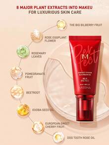 Crema iluminadora y contorneadora blanqueadora MISSHA Luminous Radiance, cobertura, larga duración, hidratante, 50ml/1.76oz - 23 BEIGE NATURAL - Ver 8