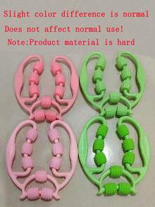 9环腿部肌肉拉伸放松按摩器，腿部塑形工具，足部按摩环，腿部夹，小腿按摩滚轮 - 万圣节、圣诞节、返校礼物