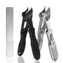 Nouveau coupe-ongles épais et dur, coupe-ongles convenant aux gros ongles d'orteils, lame tranchante, conception de poignée longue et confortable pour les hommes, les femmes et les personnes âgées. Cadeau parfait pour la Saint-Valentin