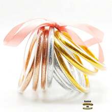 9 peças/conjunto mix de cores pulseiras de gelatina para arco-íris silicone pulseira templo budista pulseira para mulheres pulseira namorados, mãe, mãe, dia das mães, presente - Multicolorido - Ver 10