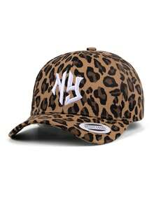 1 pieza Gorra de béisbol con bordado de letra NY, adecuada para juegos de béisbol, baloncesto, otoño, estilo deportivo, atuendo de los años 90, colores brillantes, cierre ajustable, sombrero de moda con protección solar para actividades al aire libre, fiestas en la playa y uso casual - color sólido - Ver 2