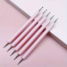 5-Piece Nail Art Dotting Tool Set, Dual-Head Embossing Pencil, Dotting Painting Nail Art Tool Set - Odorless, Suitable For Nail Artists And DIY Crafts - Bộ 5 món TB20001 - Xem 1