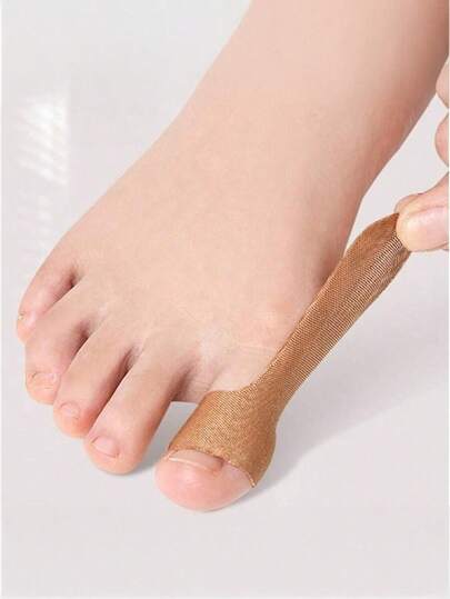 10個 ユニセックス 足の親指関節固定テープ、外反母趾保護パッド