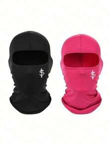 1/2 piezas Pasamontañas unisex, Máscara facial para ciclismo, esquí, actividades al aire libre, adecuada para uso diario, viajes, senderismo, esquí - Multicolor - Ver 7
