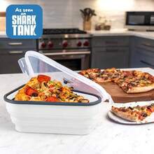 El Perfecto - Contenedor De Almacenamiento De Reutilizable Con 5 Bandejas Para Servir En El Microondas - Contenedor De Rebanadas De Ajustable Sin Bpa Para Organizar Y Ahorrar - Blanco - Ver 6