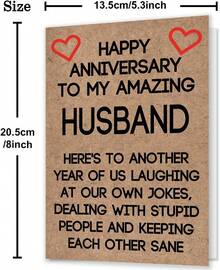 Romantic Fathers Day Gift For Husband Fiance, Funny Fathers Day Card From Wife, Funny Father's Day Gifts Idea For Men Him - ZW 372 - Xem 2