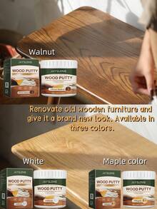 JAYSUING Multi-Purpose Wood Repair Paint, Covers Cracks, Gaps, Graffiti, Suitable For Wooden Items, Furniture, Coating
