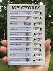 Children's Self-Regulation Message Book, Punched Card Memo, Student Checklist Planner Board, Daily To-Do List