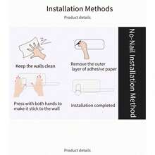 1 Stück schwarzer Papier-Taschentuchhalter, klebefrei an der Wand montierbar für einfache Installation, Wandhalterung für Küche, Handtuchhalter unter dem Schrank, Küchenrollenhalter für Badezimmer, Küche, Speisekammer, Spüle, Balkon, Toilettenpapierhalter, Aufbewahrungsregal für Frischhaltefolie/Alufolie, selbstklebend
