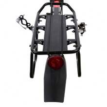 Aluminum Alloy Bicycle Rear Pannier Rack Mountain Bike Rear Carrier With Adjustable - Black - View 10