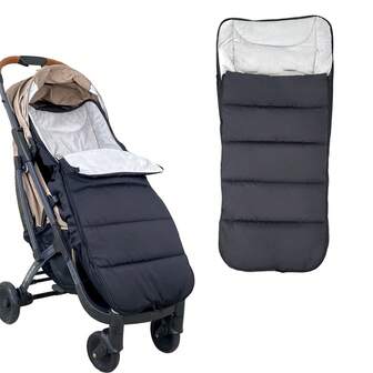 1pc Universal Stroller Foot Cover, Baby Foot Warmer, Wind & Water Resistant Fleece Lining, Suitable For Autumn/Winter