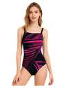 Trajes de baño deportivos de una pieza para mujer
