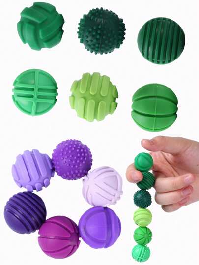 6pcs Magnetic Sensory Fidget Ball Toy, Attracting Stress Ball With Silicone Shell For Adults And Teens, Peace Of Hands And Anxiety Mind, Eens With Autism, ADHD, Anxiety, Stocking Stuffers For Women Men Teen Gift ,Fun Stress Free Magnet Balls,Perfect As A Hand Massager Gift For Adults For Occasions Like Thanksgiving, Birthdays, And Christmas.