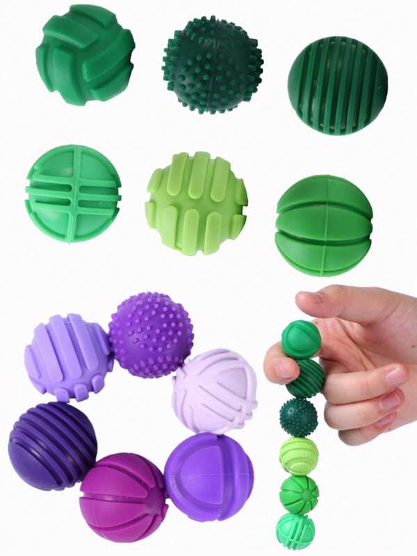6 Stücke magnetische sensorische Fidget Ball Spielzeuge, anziehende Stressball mit Silikonhülle für Erwachsene und Jugendliche, Beruhigung für Hände und Geist, geeignet für Autismus, ADHS, Angststörungen, Weihnachtsstrumpffüller für Frauen, Männer, Jugendliche, Geschenk, stressfreie Magnetbälle, perfekt als Handmassagegerät für Erwachsene zu Anlässen wie Thanksgiving, Geburtstag und Weihnachten.