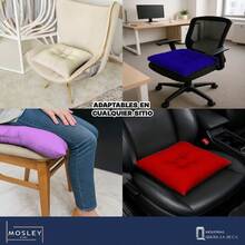 NEW Cojines para Silla de Comedor con Lazos, Suaves, cómodos, capitonados, Cuadrados, para Cocina, Comedor, Oficina, Sala de Estar, Patio Varios Colores (Cafe/Chocolate, 4) - Esmeralda - Ver 10
