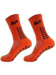 Meias coloridas para futebol, basquete e ciclismo, disponíveis em seis cores: amarelo, vermelho, azul, branco, preto e verde. Seis pares de meias esportivas masculinas para panturrilha estão disponíveis em tamanhos médios específicos para aumentar a aderência, a resistência a choques, o conforto e a respirabilidade. São adequadas para esportes ao ar livre, como ciclismo, treino de basquete e corrida. Meias masculinas nos tamanhos 38-45 da UE.