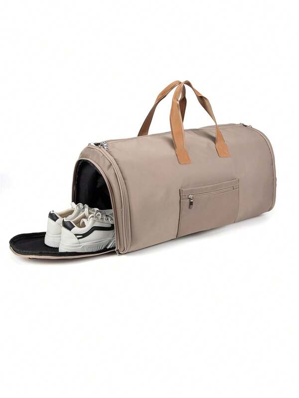 حقيبة سفر متعددة الوظائف ذات سعة كبيرة مع فصل رطب وجاف، حقيبة كتف مع حجرة حذاء مستقلة، تناسب البدلات والفساتين، حقيبة سفر وحقيبة أمتعة للسفر والأعمال والعطلات، حقيبة سفر متعددة الوظائف محمولة، حقيبة عطلة نهاية الأسبوع متعددة الاستخدامات للجنسين