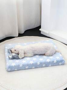 Warm & Comfortable Pet Bed, Super Soft & Elastic Flannel Cat/Dog Nest Mat With Non- Bottom, Removable & Washable, Multiple Colors & Sizes Suitable For Small, Medium & Large Pets - Multicolor - View 5