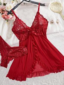 SOFUSEN 大码睡衣，Pure Desire 风格修身吊带睡裙，简约舒适柔软，适合派对穿着，是浪漫情侣之夜和圣诞夜的理想礼物