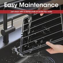 Silverware Organizer - Expandable Kitchen Drawer Organizer, Adjustable Utensil Organizer, Cutlery Tray Forks, Knives, Multipurpose Kitchen Organizers And Storage Solution, Black, Large - 大號+黑色 - 查看 6