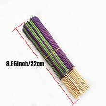 Set mixto de varitas de incienso de lavanda y hierba limón, que ofrece una fragancia única, ideal para mujeres, adecuado para estudio de yoga, sala de té, SPA, regalos navideños y de Halloween