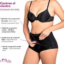 New Form iMom by Panty Faja Calzón Postparto para Mujer – Moldea el Vientre, Ideal Post Parto, Post Cesárea y Post Cirugía Uso Diario – Hecho EN MÉXICO - Negro - Ver 6