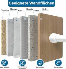 Curtain Window Rods - White - View 5