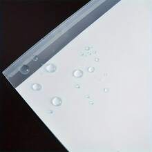 4 wytrzymałe kieszenie na dokumenty – wodoodporne, przezroczyste torby do przechowywania z etykietami ułatwiającymi identyfikację