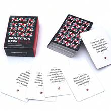 亲密连接卡牌情侣成人卡，紧密的连接和复兴问题，点燃深厚的关系，非常适合周年纪念约会之夜卡 - 淺灰色 - 查看 3