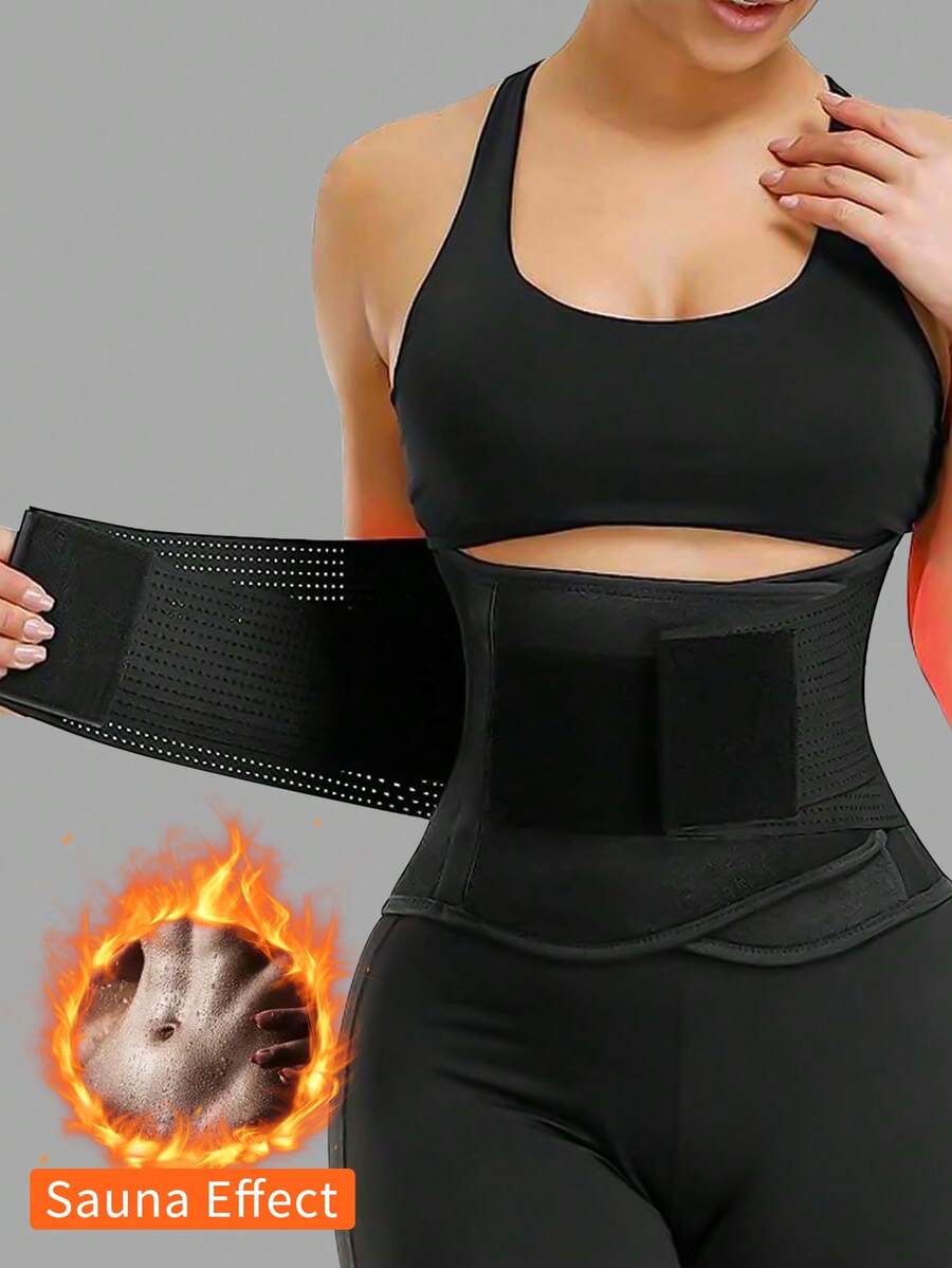 1pc Women's Sports Waist Trainer, Waist Cincher, Waist Trimmer Belt For Workout, Fitness Training, Waist Slimming, Breathable Abdominal Compression Trainer, Abdominal And Waist Shaper, Abdominal Support Belt, Suitable For Sports And Daily Use