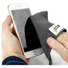 Limpiador de pantallas de 50 ml toallas de microfibra de 20x 20 Limpieza ecolgica para LCD HDTV Monitores de computadora TV Tablet Smartphone Laptops - gris - Ver 8