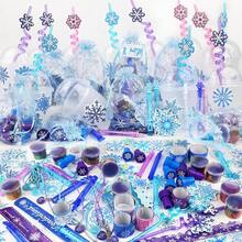 Frozen Party Favors, Snowflake Party Favors SnowflakeTheme Birthday Supplies Set 170PCS - With Various Party Toys Goodie Bag Stuffers, Piñata Filling Perfect For Winter Party Decorations - 彩色 - 查看 8