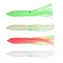 30cm/11.81inch Fishing Lures Soft Squid Skirts Octopus Trolling Fishing Lure For Jigs Silicone Artificial Jigging Bait
