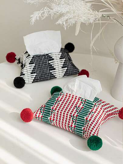 1 peça de capa de tecido nórdico com fio de algodão e extrator de bolas coloridas