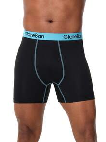 10pieces Mid-Long Boxer Shorts Men Underwear Male Underpants For Men Comfortable Homme Boxer Shorts Slips Briefs Panties - màu đen - Xem 8