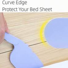 2 Paquete Elevador de Colchón de Cuña, Bed Sheet Tucker Colocador de Sábanas Ayudante para Cambiar Sábanas Herramienta para Hacer Camas Levantador de Colchones (Blanco) - blanco - Ver 10