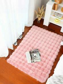1 Stück Plüsch Rosa Teppich, flauschig & weich in verschiedenen Größen, quadratischer Shaggy Teppich für Wohnzimmer, Schlafzimmer, maschinenwaschbarer rechteckiger Teppich, bequem & stylisch, geeignet für Flur, Küche, Waschraum, Schlafzimmer, Badezimmer, Studentenwohnheim, Sofa, Wohnzimmer, Waschtisch, Stuhl, Studentenwohnheim Teppich, Mode Teppich, Raumdekoration, Weihnachtsdekoration, Geschenk, Heimdekoration, Schlafzimmerdekoration