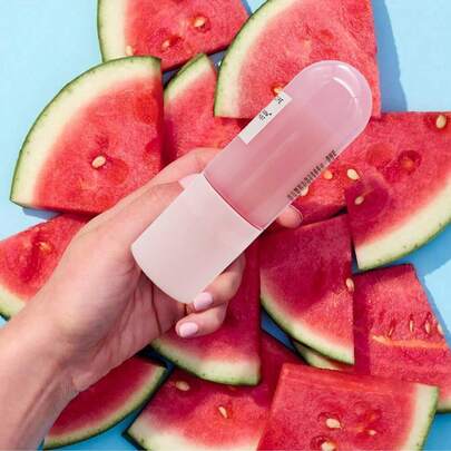 Watermelon Facial Spray + Hydrating Mist - Ultra-Fine Face Mist With Hyaluronic Acid + Hibiscus AHA To Refresh Dry Skin & Enhance Dewy Makeup - Suitable For All Skin Types