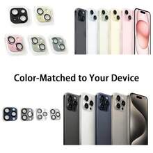 15/15 Plus Camera Lens Armor Film, Matte Fit Protective Cover Compatible With IPhone 15 Pro/15 Pro Max
