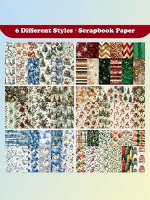 12 ورقة بحجم 6x6 بوصة لورق تجميع الصور لعيد الميلاد وعيد الهالوين - ورق مقوى ملون للحرف اليدوية والتجليد والديكور. ورق تجميع الصور لعيد الميلاد المجيد، ورق تجميع الصور لعيد الميلاد السعيد وعيد الهالوين، ورق حرفي متعدد الأغراض للتجليد والتزيين والتجليد والمناسبات الخاصة مثل عيد الميلاد والتخرج والعودة إلى المدرسة