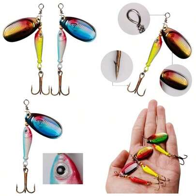 Cebos para Pesca 2 uds Pieza de Mano giratoria de Lentejuelas Luya Cebo Giratorio de Lentejuelas de Metal Pieza de Hierro giratoria Luya Cebo Falso Pesca Equipos de Pesca Seuelos