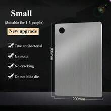 1PC Stainless Steel Cutting Board With 3 Sizes, Double - Sided Kitchen Chopping Board, Easy Clean & Storage Tool For Fruits Vegetables - 1PC Small 20*30cm - View 10