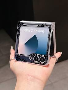 1 pieza Funda de teléfono plegable con elemento de queso de material PC simple y de moda, puede proteger y prevenir caídas: Galaxy Z Flip 3/Z Flip 4/Z Flip 5/Z Flip 6/Z /OPPO Find N3 Flip/Razr 50 Ultra/Razr 60 Ultra/Razr 60/Razr 50/ MIX Flip/Galaxy Z Flip7 FE