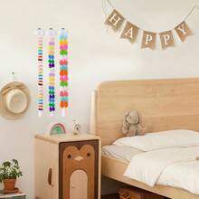 - 6 soportes de lazo para nias y accesorios para el cabello, organizador de almacenamiento para colgar en la pared, decoracin del hogar para habitacin del beb - Blanco - Ver 6