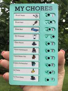 Children's Self-Regulation Message Book, Punched Card Memo, Student Checklist Planner Board, Daily To-Do List