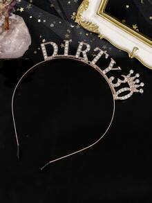 1 món đồ trang trí sinh nhật lần thứ 30, băng đô vương miện sinh nhật "Dirty 30", quà tặng sinh nhật lần thứ 30 cho cô ấy. - Nhiều màu - Xem 10